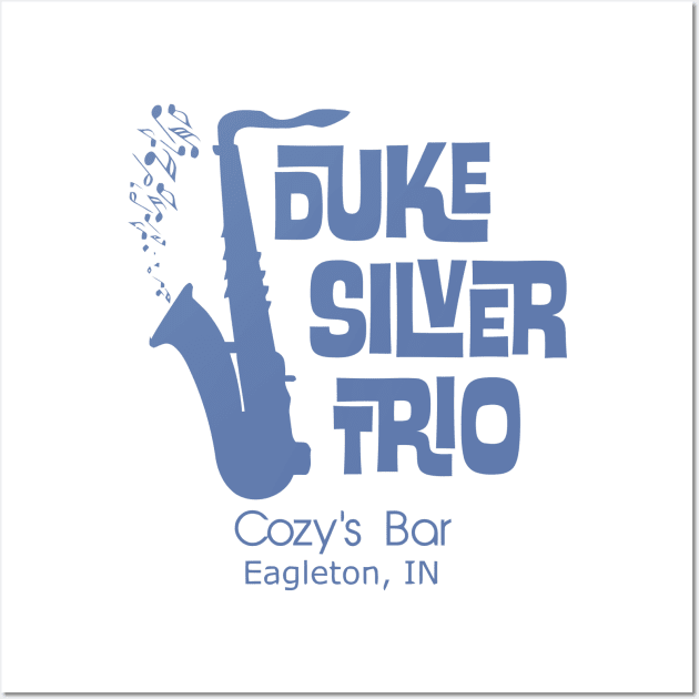 Parks And Recreation Duke Silver Trio Wall Art by DrawingBarefoot